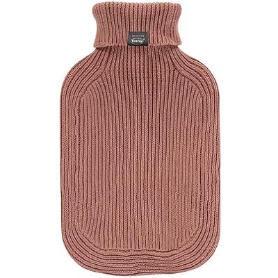 Fashy Borsa dell'acqua calda con rivestimento a collo alto, marrone, 2 l Fashy Borsa dell'acqua calda con rivestimento a collo alto, marrone, 2 l