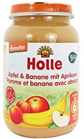 Holle Bio Jar Apple Banana Albicocca 6m + 190g