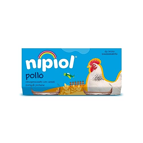 Nipiol Omogeneizzato Pollo, 80 g, Confezione da 24