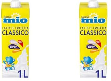 Mitac Latte di Crescita Classico Liquido, 8 Brick da 1 L (8 L) (Confezione da 2)