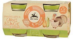 Alce Nero 8 X 80GR BIO Baby Food OMOGENIZZATO  Possibilità di Ordine Misto