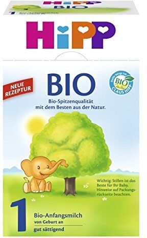 HiPP 1 Bio, confezione da 4 x 600 g (versione tedesca), latte