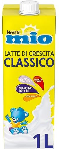 Mitac Latte di Crescita Classico Liquido, 8 Brick da 1 L (8 L)