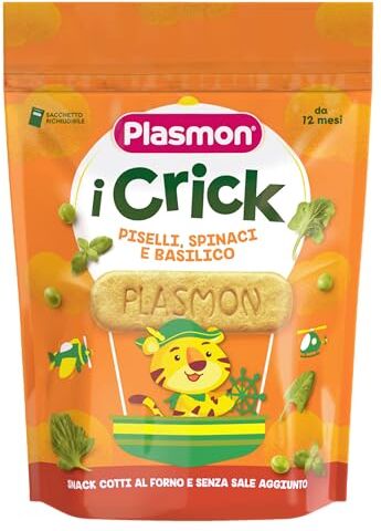 Plasmon Crick Piselli Spinaci Basilico 100g