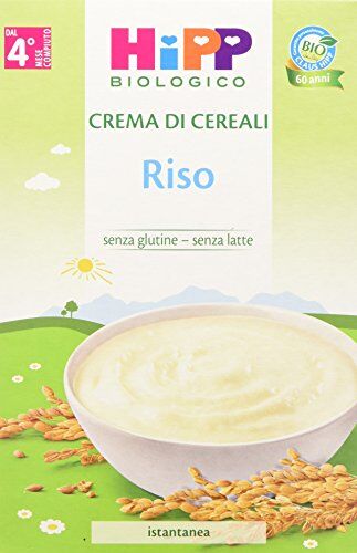 HiPP Crema di Cereali Riso 6 Pacchi da 200 g