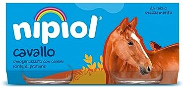 Nipiol Omogeneizzato Cavallo, 80 g, Confezione da 24