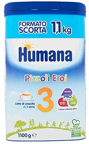 Humana 3 LATTE IN POLVERE NATCARE FORMATO SCORTA 1100g