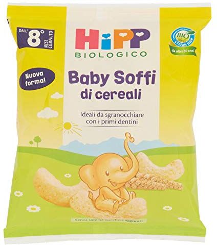 HiPP Baby Snack Soffi Di Cereali Bio, 30g