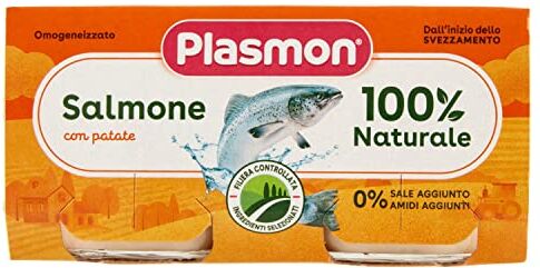 Plasmon Omogeneizzato Salmone 2x80g