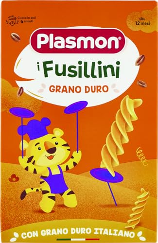 Plasmon Pasta Fusillini Grano Duro 250gr dai 12 Mesi