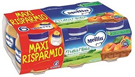 Mellin Omogeneizzato  Frutta Mista 6 x 100g