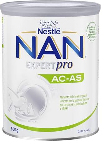 NESTLE NAN Nestlé NAN EXPERT Pro AC-AS Alimento a Fini Medici in Polvere, Latta, 800g