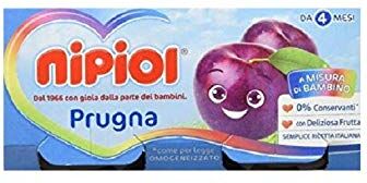 Nipiol Omogeneizzato Prugna Offerta 24 Vasetti da 80 gr