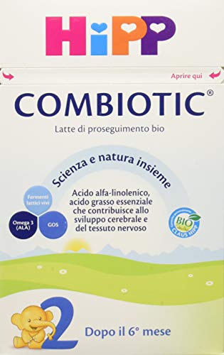 HiPP Latte 2 Combiotic Proseguimento in polvere Pacco da 4 x 600 gr