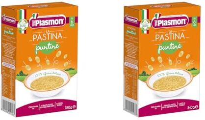 Plasmon Pastina Puntine, 340g (Confezione da 2)