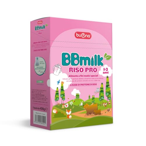 Buona BBmilk RISO PRO da 1 a 3 Anni In caso di allergia alle proteine del latte vaccino o della soia 400g