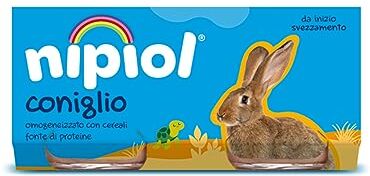 Nipiol Omogeneizzato Coniglio, 80 g, Confezione da 24