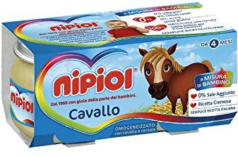 Nipiol Omogeneizzato al Cavallo e cereali 4x80 gr