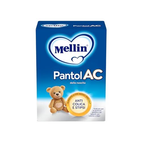 Mellin PantolAC Latte in Polvere per Lattanti Anti Colica e Stipsi dalla nascita Confezione da 600g