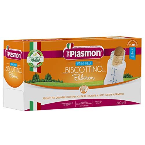 Plasmon il Biscottino Biberon 600g 8 Box senza uova, si scioglie all'istante nel biberon