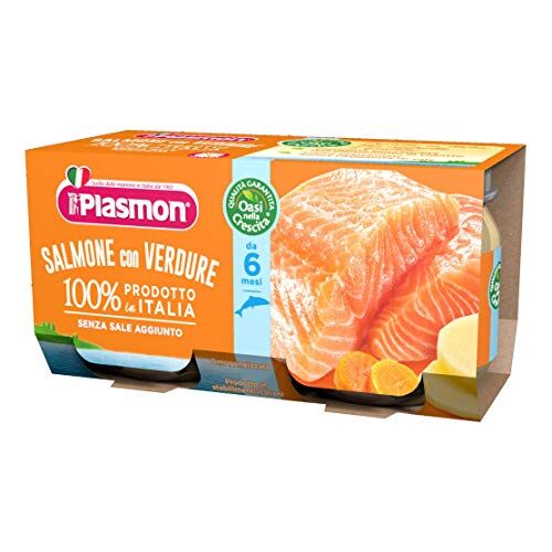Plasmon OMO PL.Salmone-Verdure 2x80g