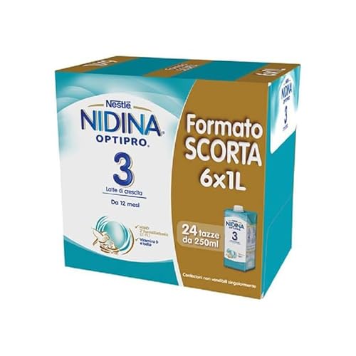 NESTLÈ LATTE NIDINA OPTIPRO 3 LIQUIDO 6X1 LITRO