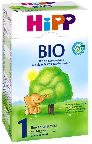 HiPP Bio 1 latte precoce dalla nascita, confezione da 2 (2 x 600g)