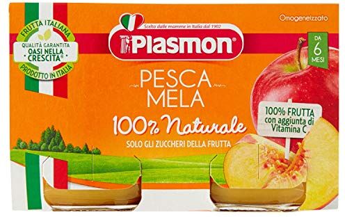 Plasmon Omo  Pesca 2x104gr, 208g