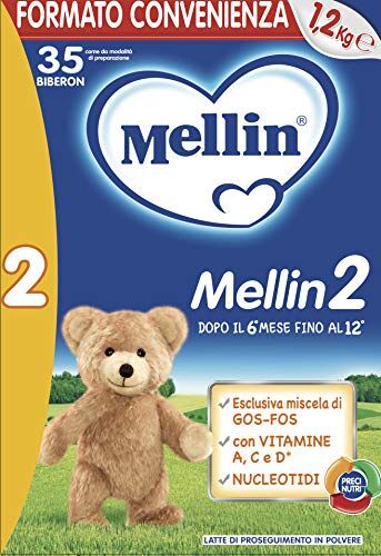 Mellin 2 Latte di Proseguimento in Polvere 1 Confezione da 3 pezzi, 1,2 Kg