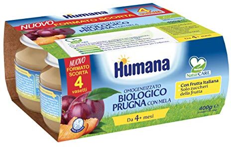 Humana Omogeneizzato Prugna 12 Vasetti da 100 gr…