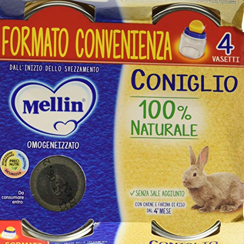 Mellin Omogeneizzato Coniglio 80 g