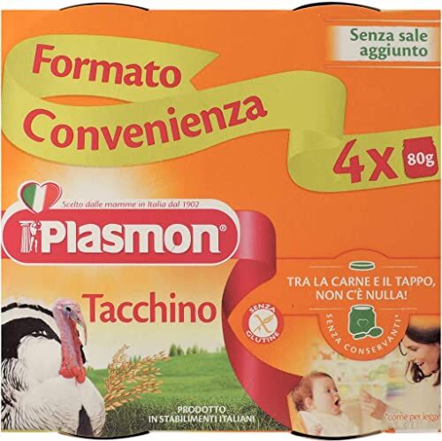 Plasmon Omogeneizzati carne- Tacchino 4x80gr