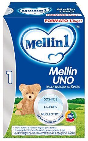 Mellin 1 Latte in Polvere per Lattanti 3 Confezioni x 1100 gr