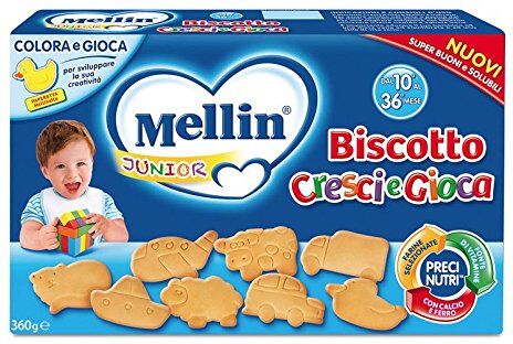 Mellin JUNIOR BISCOTTO CRESCI E GIOCA 360 GR