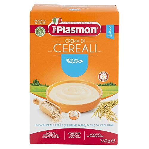 Plasmon Crema di Cereali Riso, 12 x 230 g