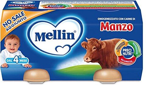 Mellin Omogeneizzato Manzo 4x80 g