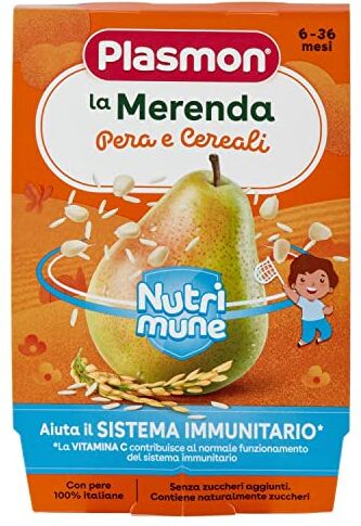 Plasmon Merenda Pera e Cereali 2x120g