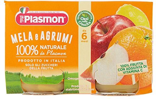 Plasmon Omogeneiz.Mela/Agrumi Gr.104X2 [confezione da 12]