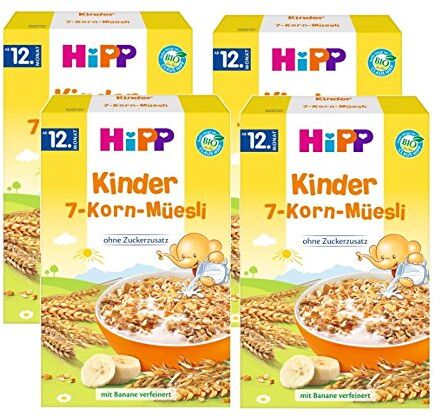 HiPP Muesli 7 grani  Kinder, 4er (4 x 200g)