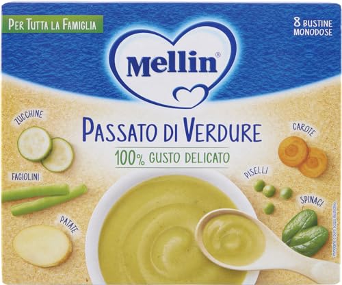 Mellin Passato di verdure 8 bustine monodose 104 g