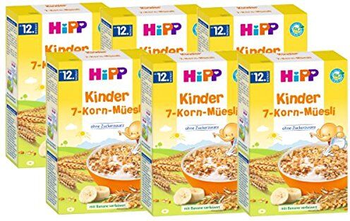 HiPP Bambini 7-grana Müesli, 6 confezioni (6 x 200 g)