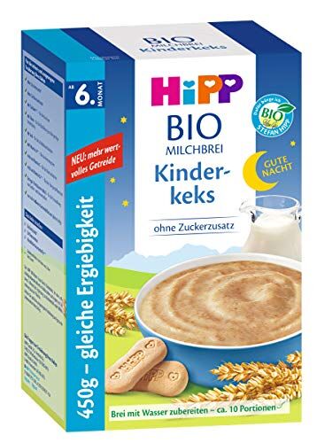 HiPP Kinderkit  Good Night Porridge dal 6 ° mese, 450 g, confezione da 3 (3 x 450 g)