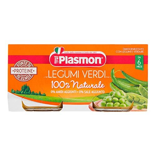 Plasmon Omogeneizzato ai legumi verdi e verdure 2x80 g