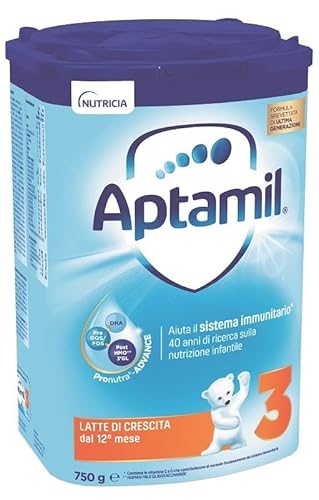 Aptamil 3 Latte crescita indicato da 12 mesi + 750 G
