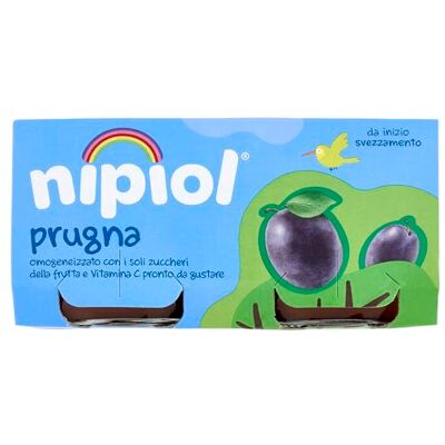 Nipiol Omogeneizzato Prugna 2x80g (12 Confezioni) Nipiol Omogeneizzato Prugna 2x80g (12 Confezioni)