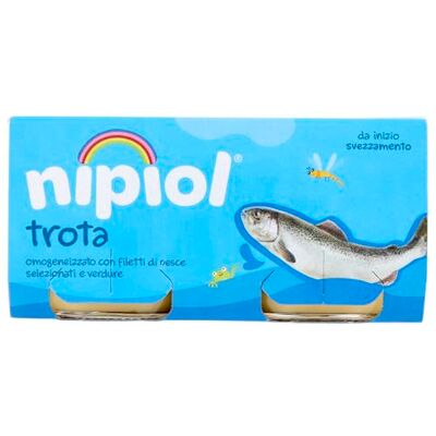 Nipiol Omogeneizzato Trota 2x80g (12 Confezioni) Nipiol Omogeneizzato Trota 2x80g (12 Confezioni)