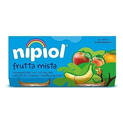Nipiol Omogeneizzato Frutta Mista 2x80g (12 Confezioni) Nipiol Omogeneizzato Frutta Mista 2x80g (12 Confezioni)