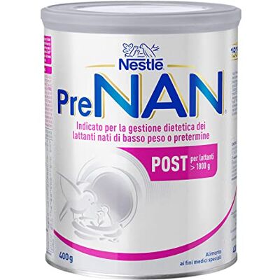 Nestlé PreNAN Post Polvere Alimento a Fini Medici Speciali, Latta 400g Nestlé PreNAN Post Polvere Alimento a Fini Medici Speciali, Latta 400g