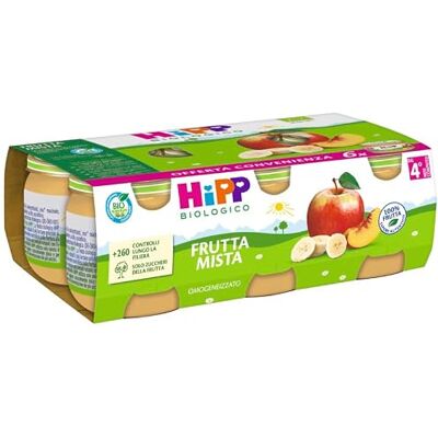 Omogeneizzato Biologico Frutta Mista - 6x80g Omogeneizzato Biologico Frutta Mista - 6x80g