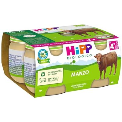 HiPP Omogeneizzato Multipack Manzo 24 vasetti da 80 g HiPP Omogeneizzato Multipack Manzo 24 vasetti da 80 g